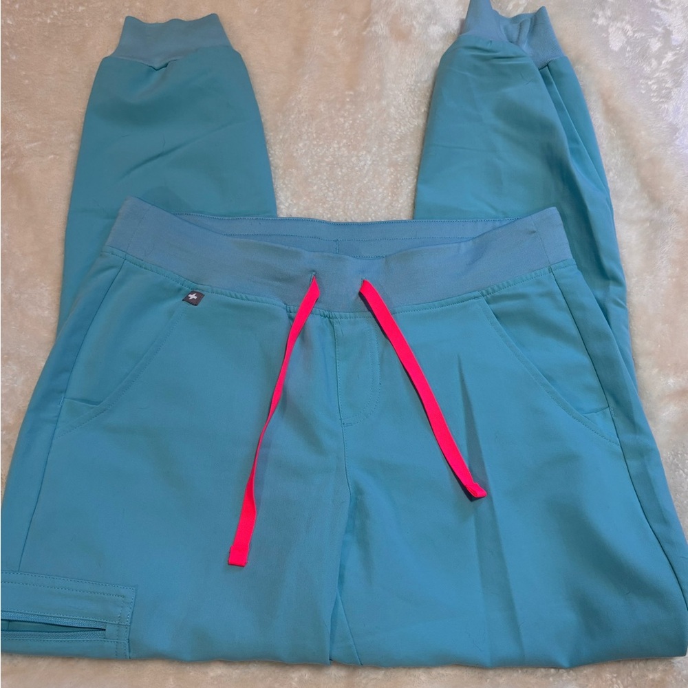 Neon Blue Zamora Joggers small